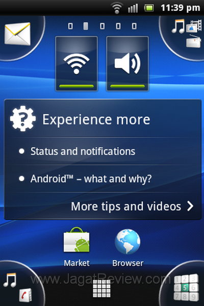 Xperia Mini Pro HomeScreen 2