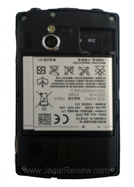 Xperia Mini Pro Sisi Dalam