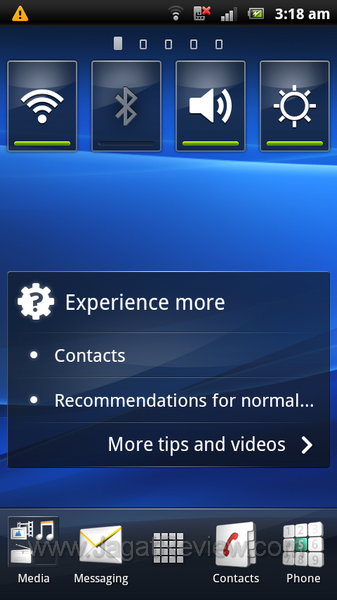 Xperia Pro Homescreen 1