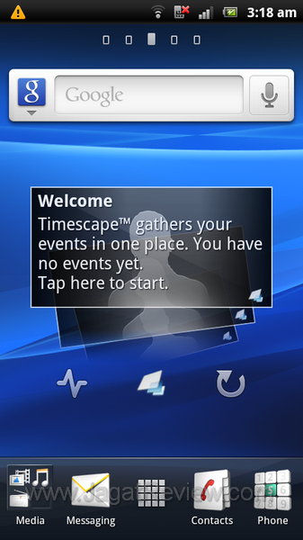 Xperia Pro Homescreen Utama