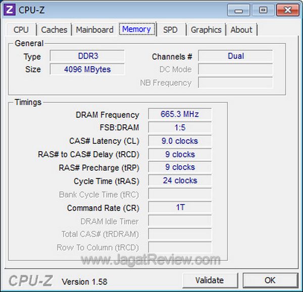 asrock p67 fatality CPUZ memory normal