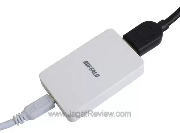 buffalo usb20 to hdmi connected