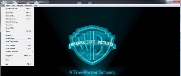 Trik Membuat Screenshot Thumbnail Scenes di Media Player Classic 3 med1