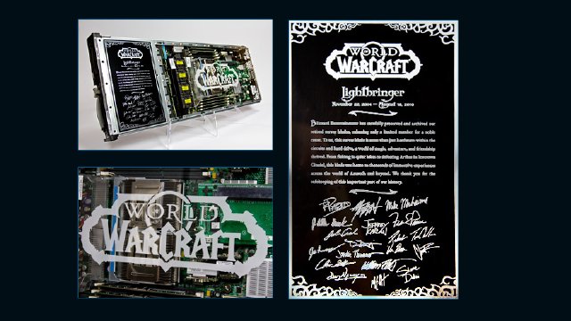 Blizzard Lelang Server World of Warcraft untuk Amal 10 server blade WOW