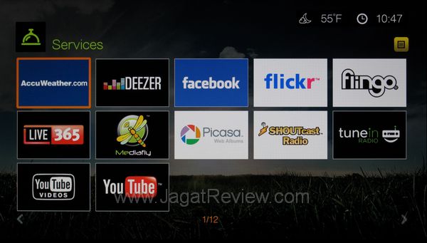 wd tv live SCREEN internet