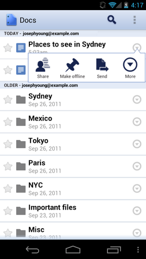 Google Docs untuk Android Mendapat Kemampuan Akses Dokumen Secara Offline 11 1 mobile offline