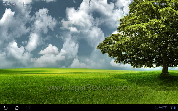 ASUS EEEPad Slider HomeScreen 1