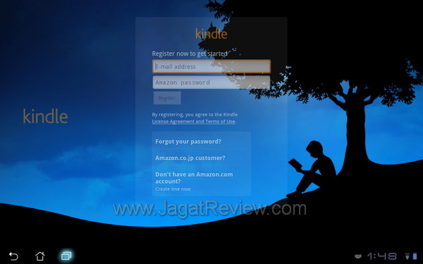 ASUS EEEPad Slider Kindle