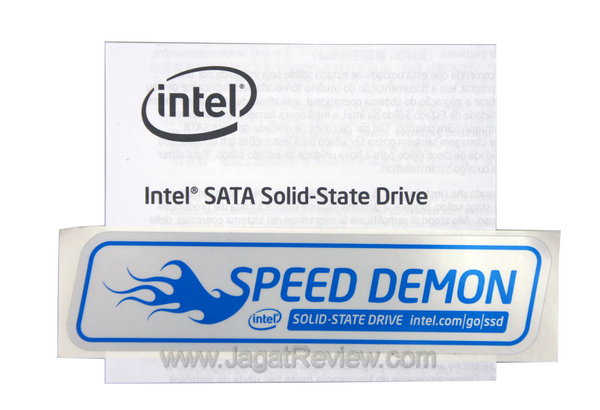 Intel SSD 520 Dokumentasi Stiker
