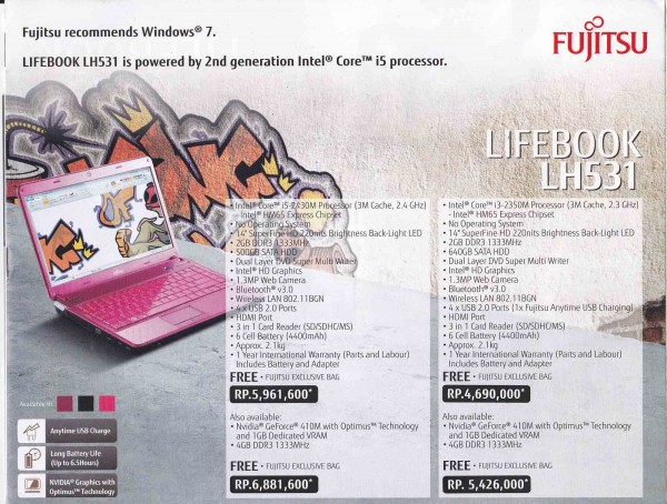 Promo Notebook Fujitsu Mega Bazaar 2012 1