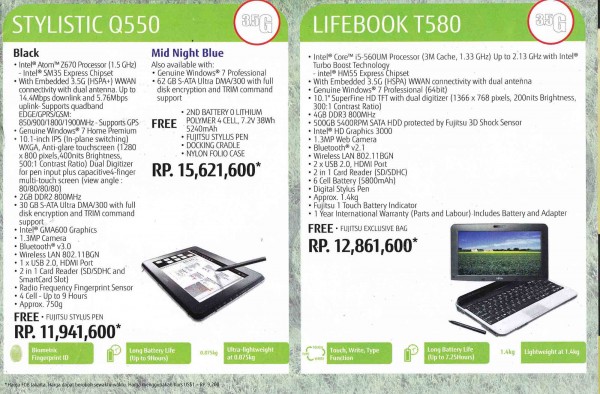 Promo Notebook Fujitsu Mega Bazaar 2012 10