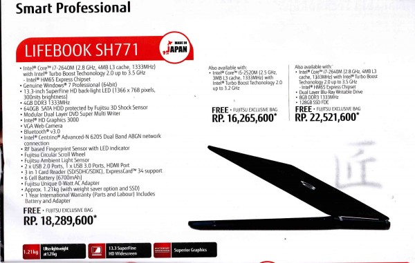 Promo Notebook Fujitsu Mega Bazaar 2012 5