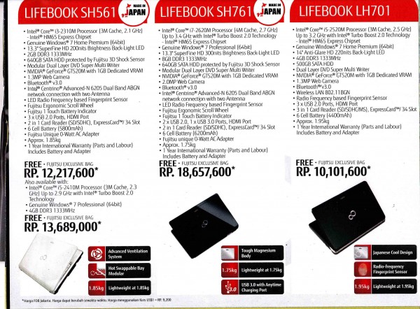 Promo Notebook Fujitsu Mega Bazaar 2012 6