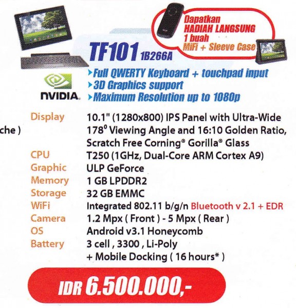 asus tablet