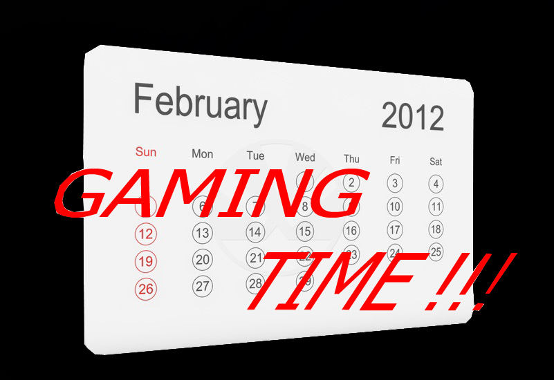Upcoming Game Release: Februari 2012 1 february 2012 calendar