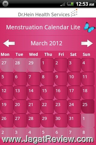 Menstruation Calender Lite Menstruation Calender Lite