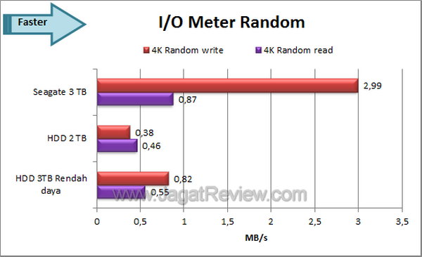 Seagate Barracuda 3TB IO Meter Randm