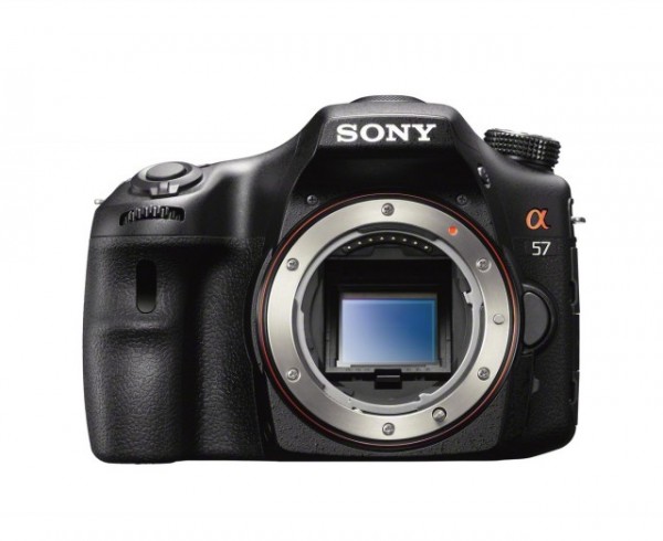Sony a57 Front without Lens