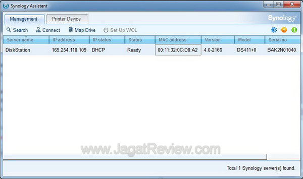 synology drivestation SCREEN assistant