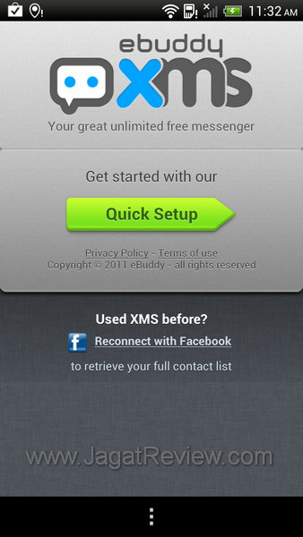 HTC One X - Ebuddy XMS