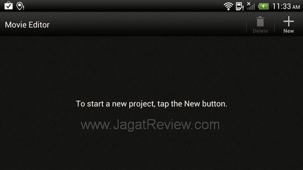 HTC One X - Movie Editor