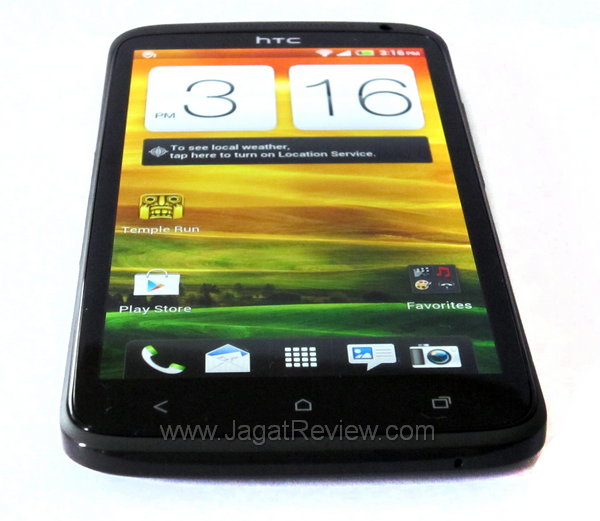 HTC One X - Sisi Bawah