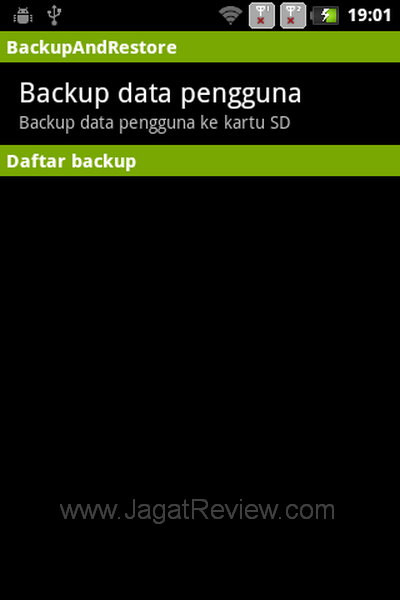 Lenovo A60  - Backup