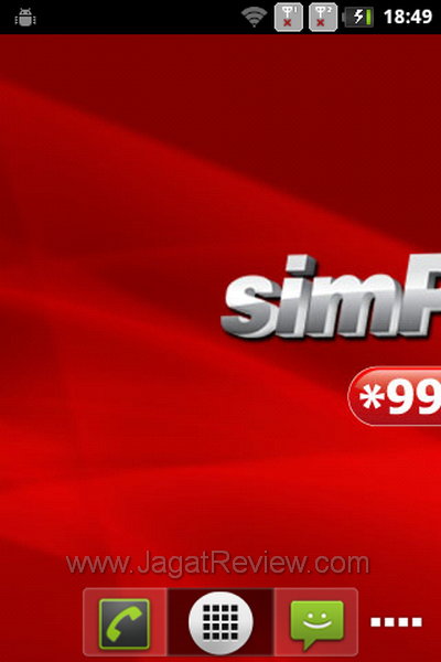 Review Lenovo A60: Smartphone Android Dual GSM Sederhana dan Murah 3 Lenovo A60 - Homescreen 1