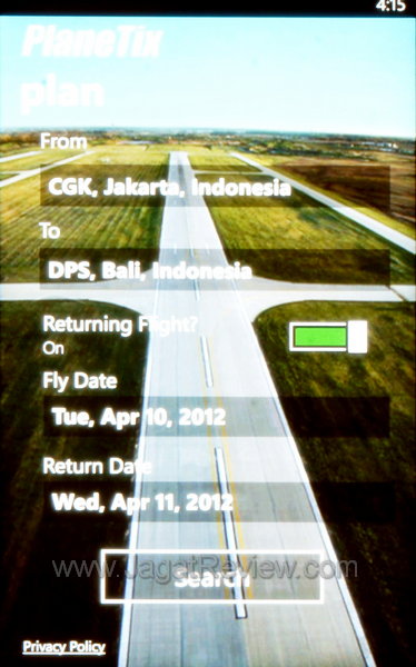 Nokia Lumia 710 - PlaneTix