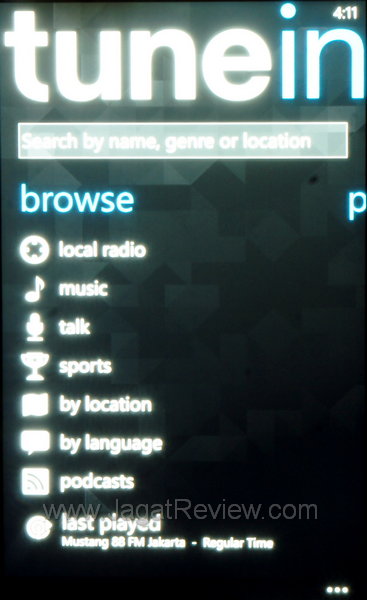 Nokia Lumia 710 - Tune In