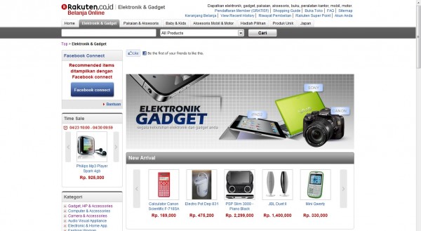 Rakuten Belanja Online (Elektronik dan Gadget) Rakuten Belanja Online Elektronik dan Gadget