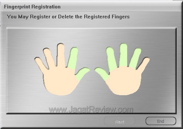 staray usb enclosure fingerprint SCREEN finger3