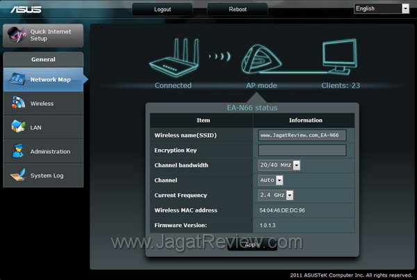 ASUS Wireless Router EA-N66 - Network Map (4) ASUS Wireless Router EA N66 Network Map 4