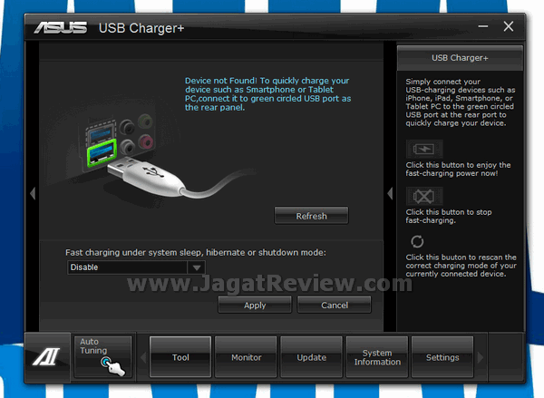 ASUS P8Z77 V Pro USB Charger