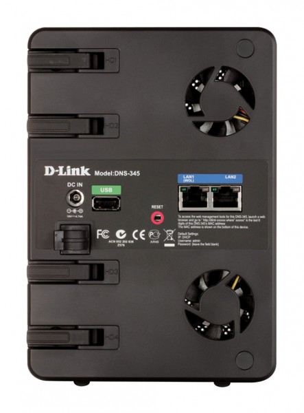 DNS-345_A1_Image H(Back) DNS 345 A1 Image HBack