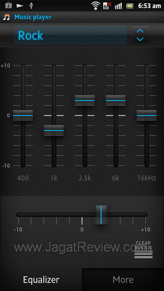 Sony Xperia S - Equalizer