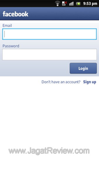 Sony Xperia S - Facebook