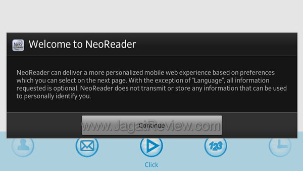 Sony Xperia S - NeoReader