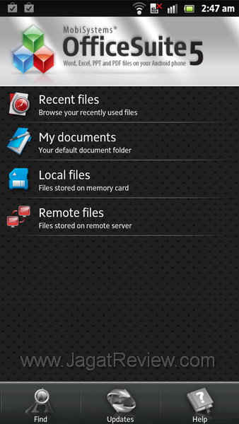 Sony Xperia S - Office Suite 5
