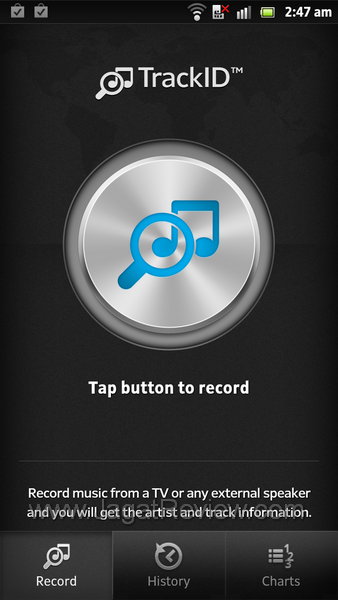 Sony Xperia S - TrackID