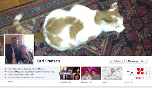 facebook timeline old