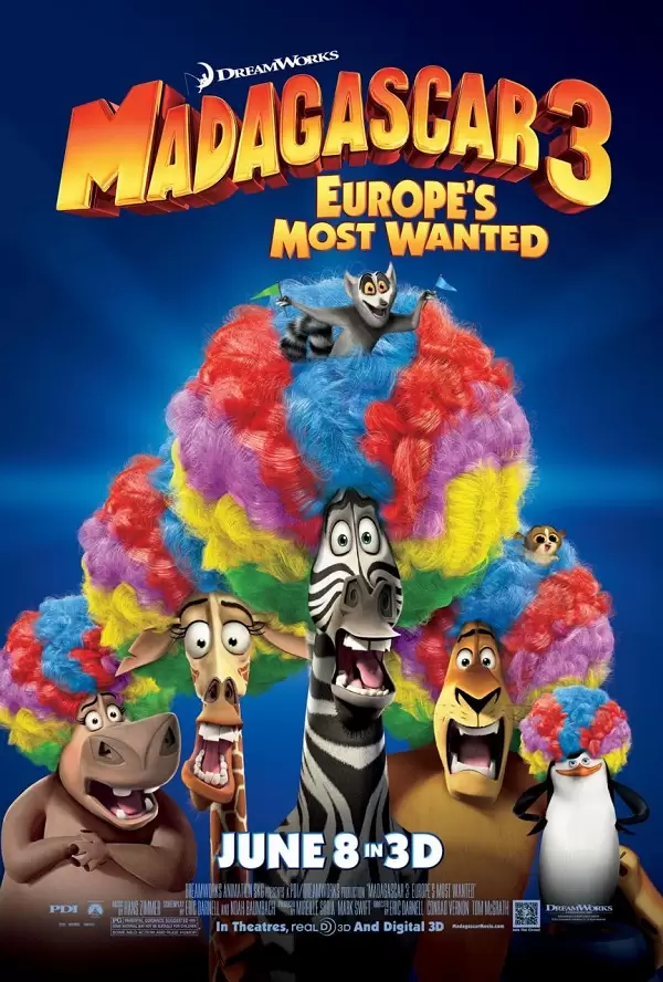 Madagascar 3 Europes Most Wanted Poster