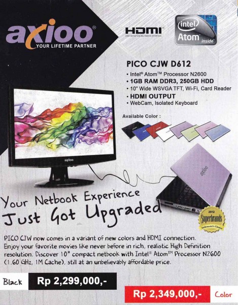 axioo notebook