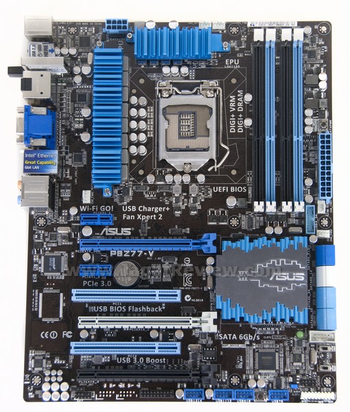 ASUS P8ZZ7 V Board TopView