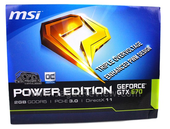 Review VGA NVIDIA MSI GTX 670 Power Edition/OC 2GB: Dipersenjatai HSF TwinFrozr IV dan Spesifikasi Pre-OC 2 MSI GTX670 PowerEdition 26