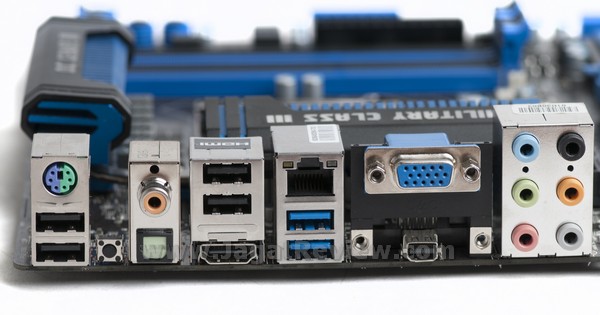 MSI_Z77A-GD80_Board_Backpanel MSI Z77A GD80 Board Backpanel