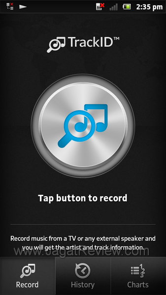 Sony Xperia U TrackID