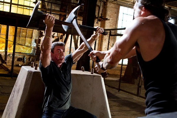 Sylvester Stallone vs Jason Momoa Bullet to the Head