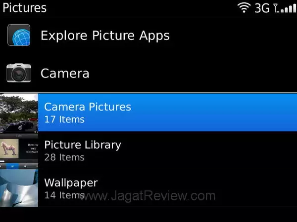 Blackberry Curve 9320 - Media Browser Blackberry Curve 9320 Media Browser