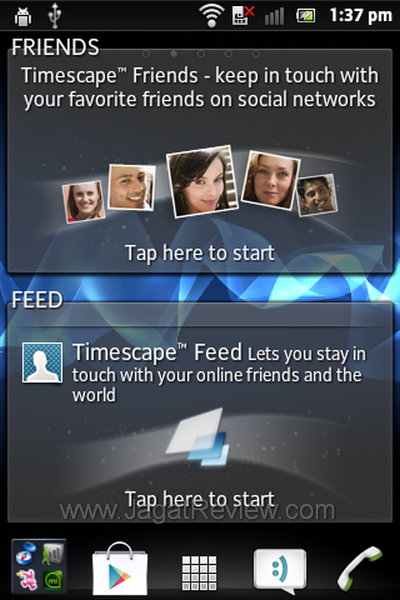 Sony Xperia Go - Homescreen 2 Sony Xperia Go Homescreen 2